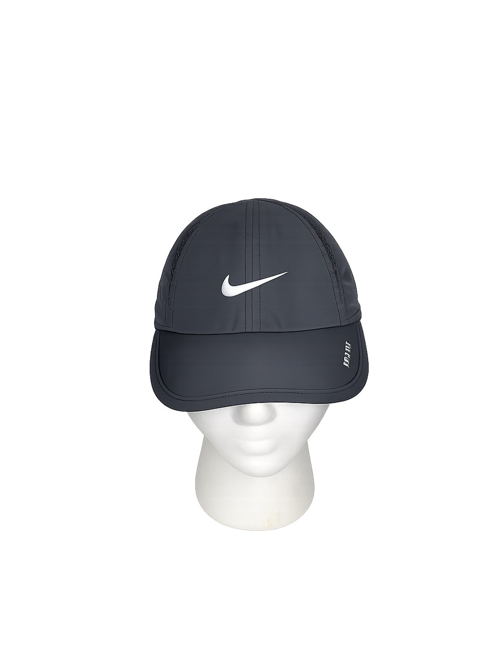 Nike Black polyester Cap with White Swoosh Toddler